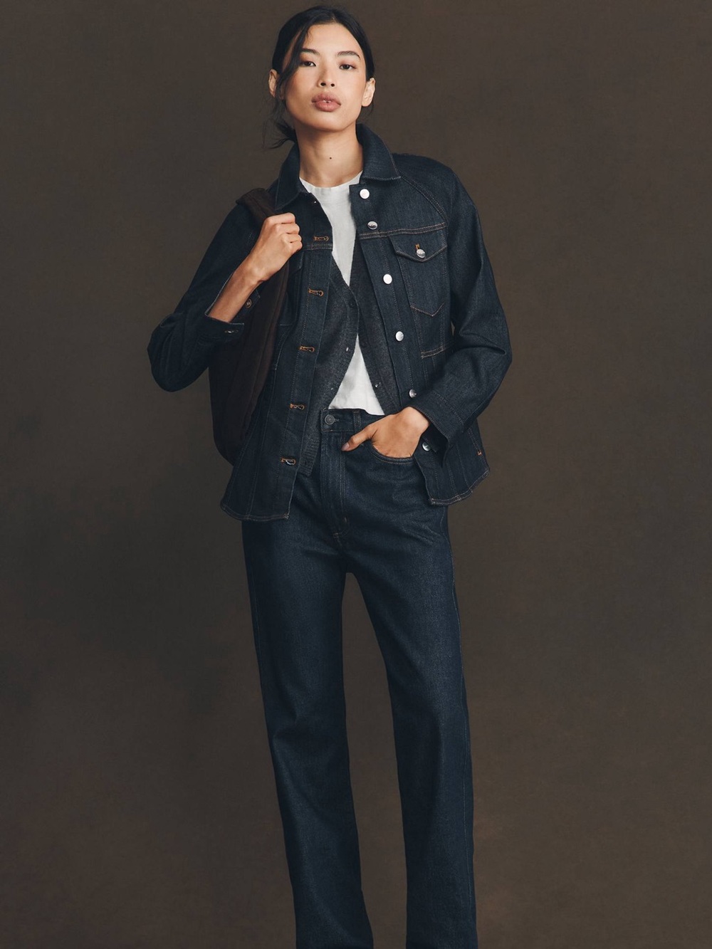 Anthropologie Pilcro Peplum Denim Jacket - Picture 3 of 5